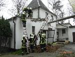 Der Steckleiterhebel kommt zum Einsatz.